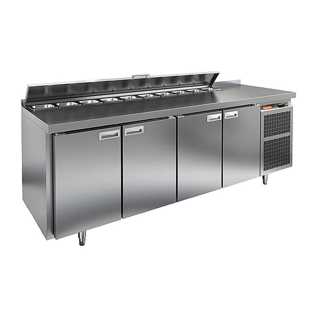 Стол для салатов HICOLD SL2-1111GN (1/6) с крышкой
