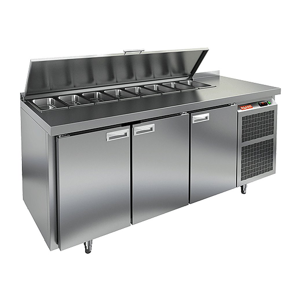 Стол для салатов HICOLD SL1-111SN (1/3) с крышкой