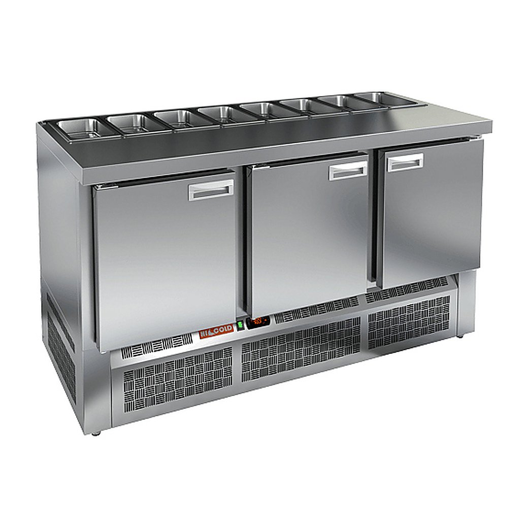 Стол для салатов HICOLD SLE1-111GN (1/3) O без крышки