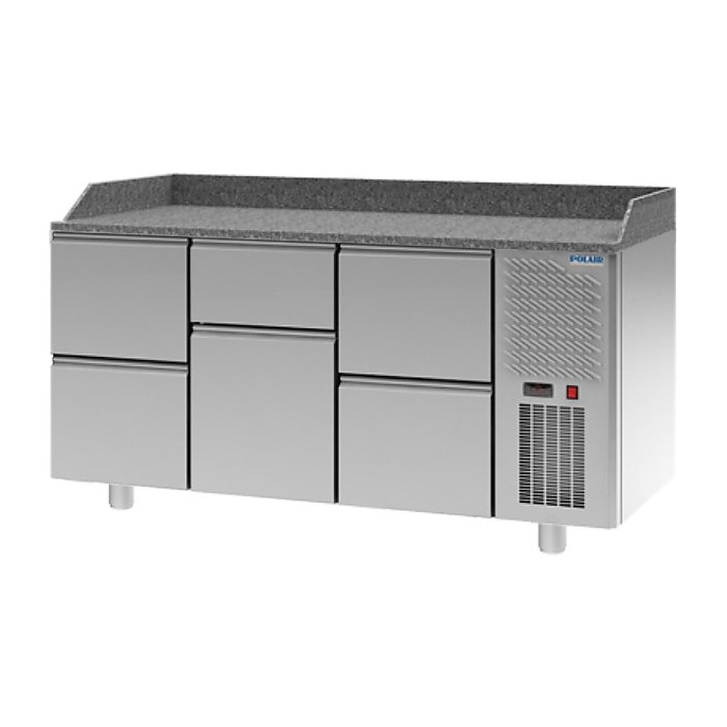 Стол для пиццы POLAIR TM3GNpizza-212-G