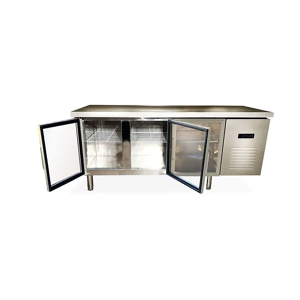 Стол холодильный CLSY Workbench 180 стекло, 320 л нержавеющая сталь, фото 3