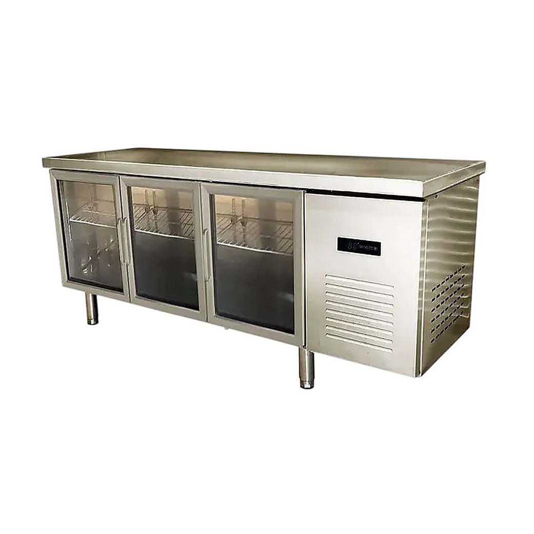 Стол холодильный CLSY Workbench 180 стекло, 320 л нержавеющая сталь