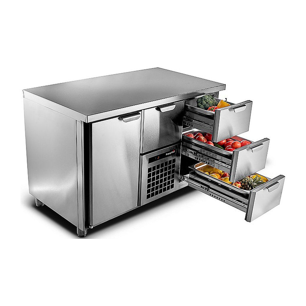 Стол холодильный HappyChef TC GH 1-CBR-3, фото 3