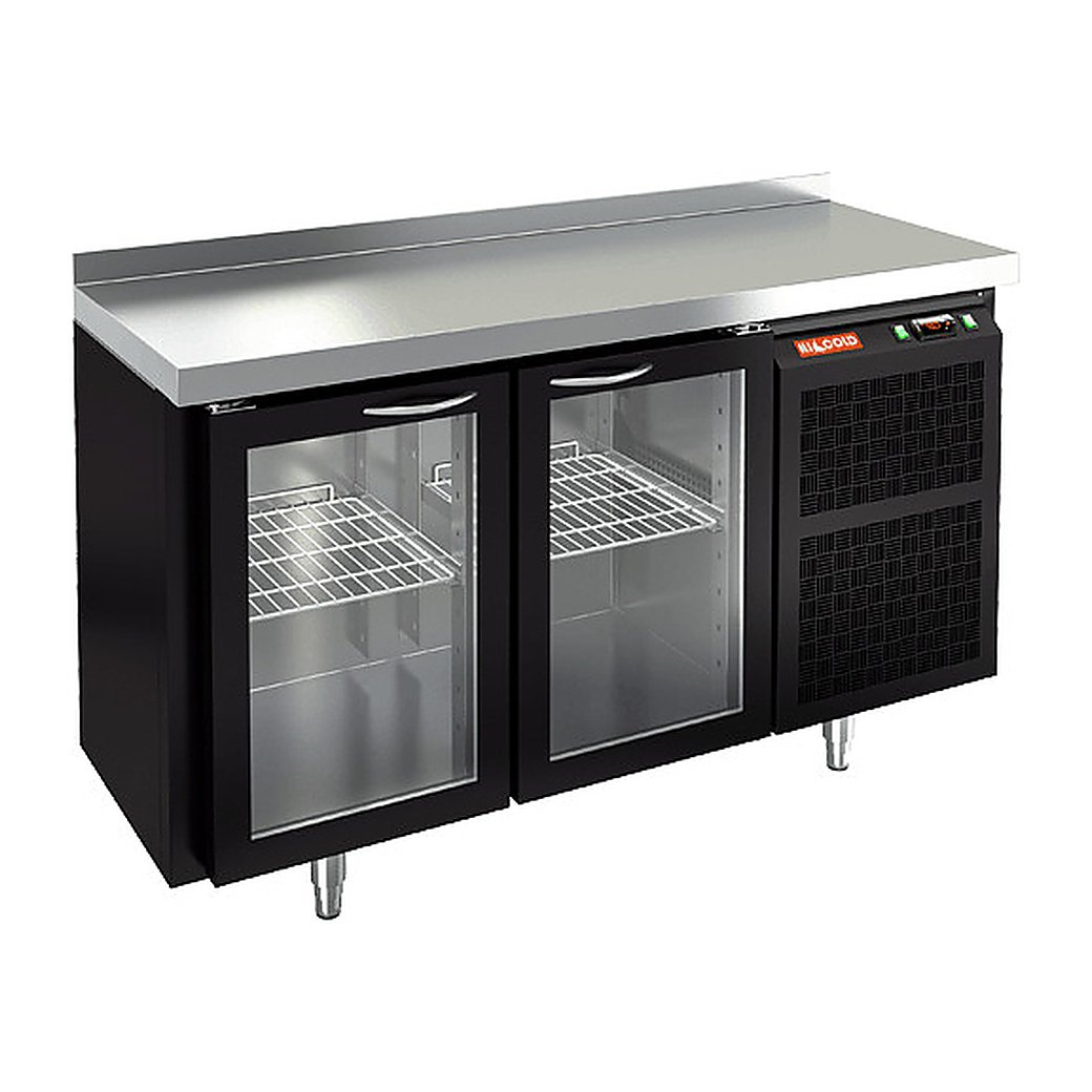 Стол холодильный барный HICOLD BNG 11 HT BAR Black
