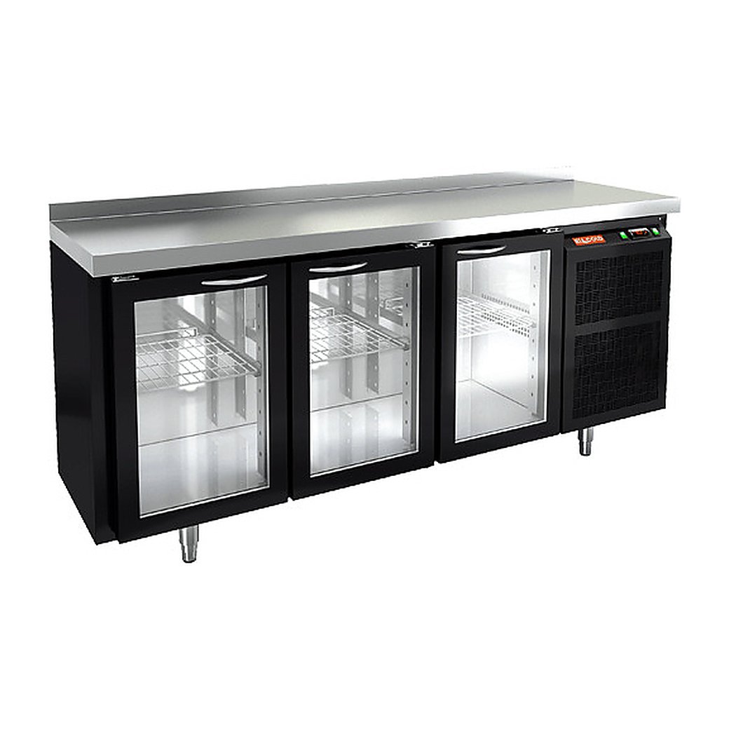 Стол холодильный барный HICOLD BNG 111 HT BAR Black