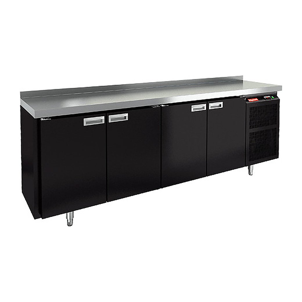 Стол холодильный барный HICOLD BN 1111/TN BAR Black