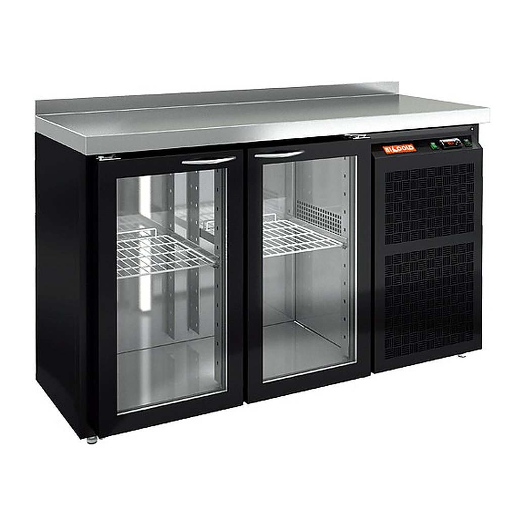 Стол холодильный барный HICOLD BNG 11 BR2 HT BAR Black