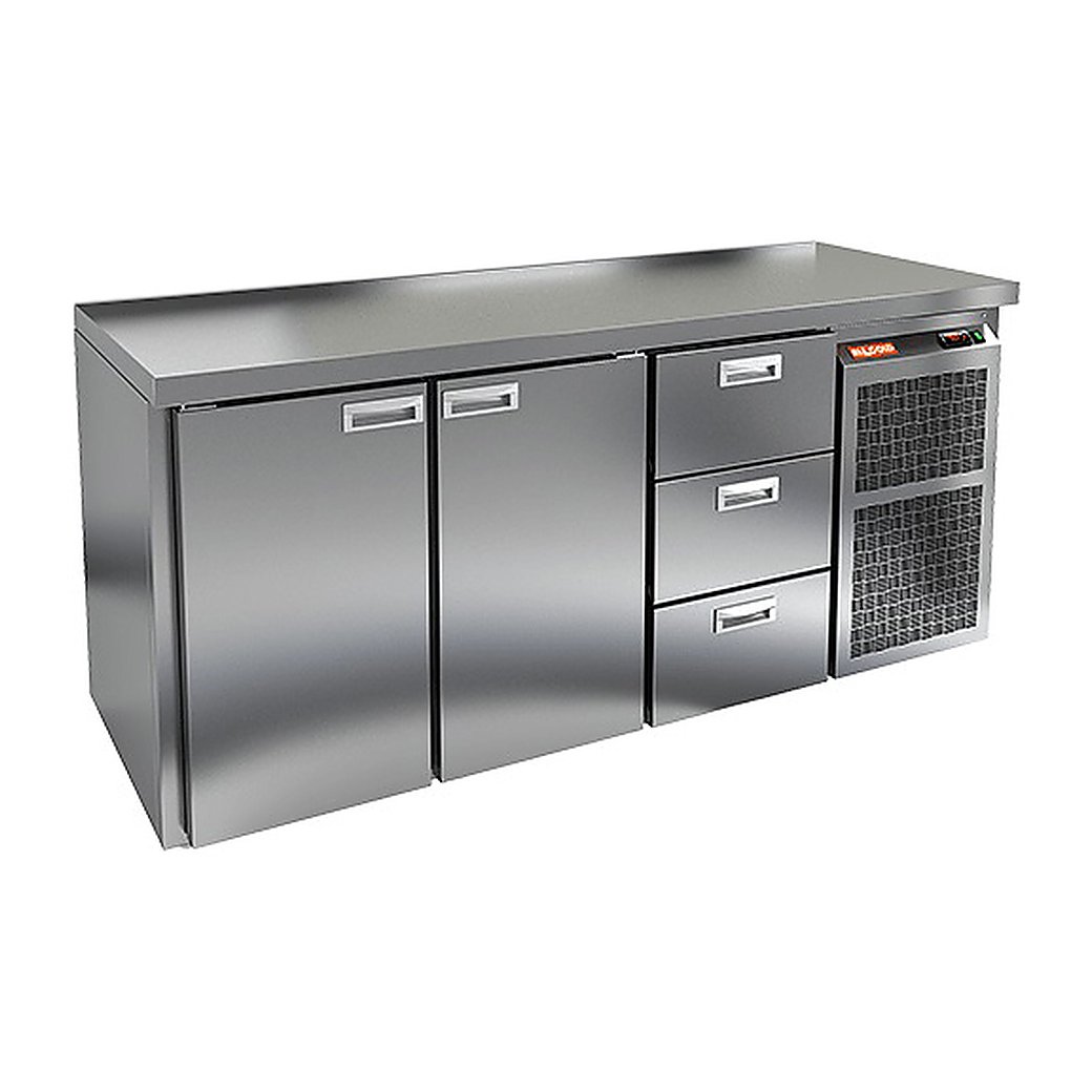 Стол холодильный HICOLD GN 113 BR2 TN O без борта