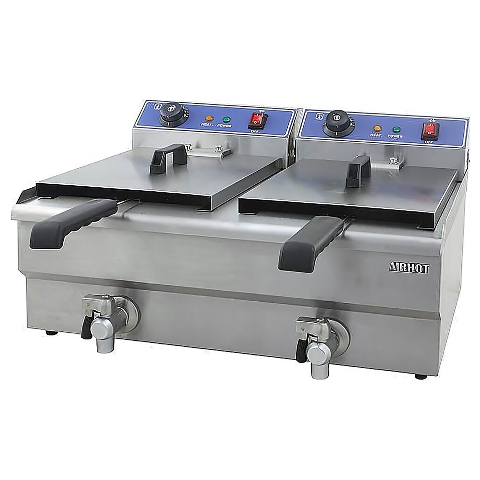 Фритюрница Airhot EF16+16T с краном