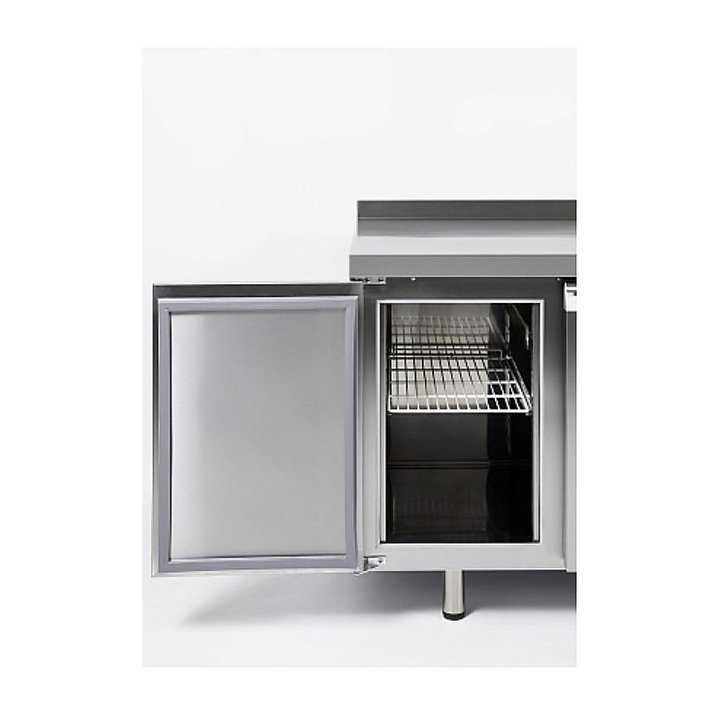 Стол холодильный Restoinox SHS-1122SN-B с бортом (2 дв.+4 ящ.), фото 2