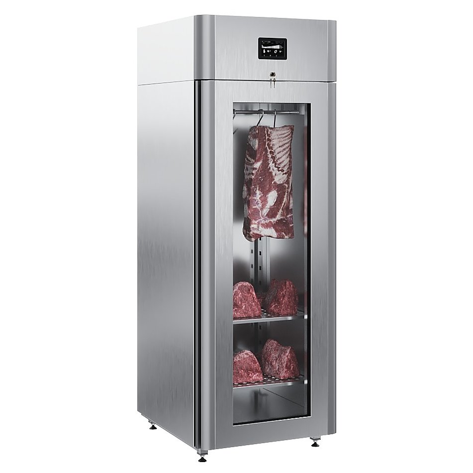 Шкаф холодильный POLAIR CS107-Meat стеклянная дверь, тип 1, фото 2