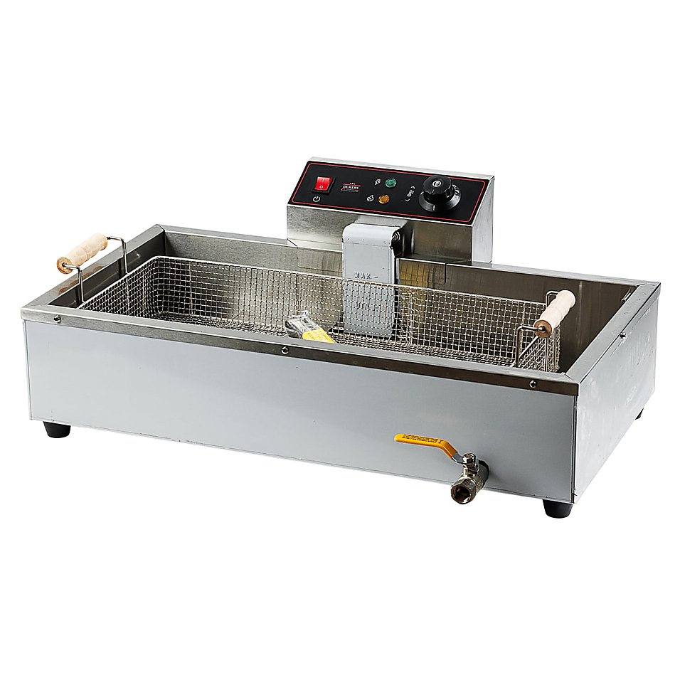 Чебуречница Dukers EF16 3.9 кВт 730×536×270 мм серый