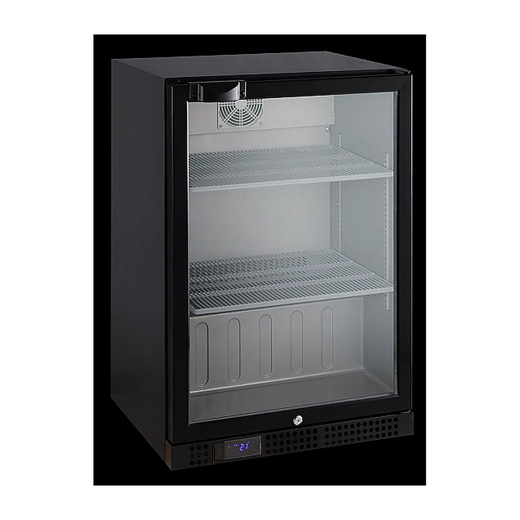 Шкаф холодильный TEFCOLD DB127H 138 л 600х520х870 мм (со стеклом, барный) черный, фото 2