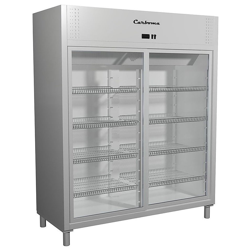Шкаф холодильный Carboma R1400К INOX