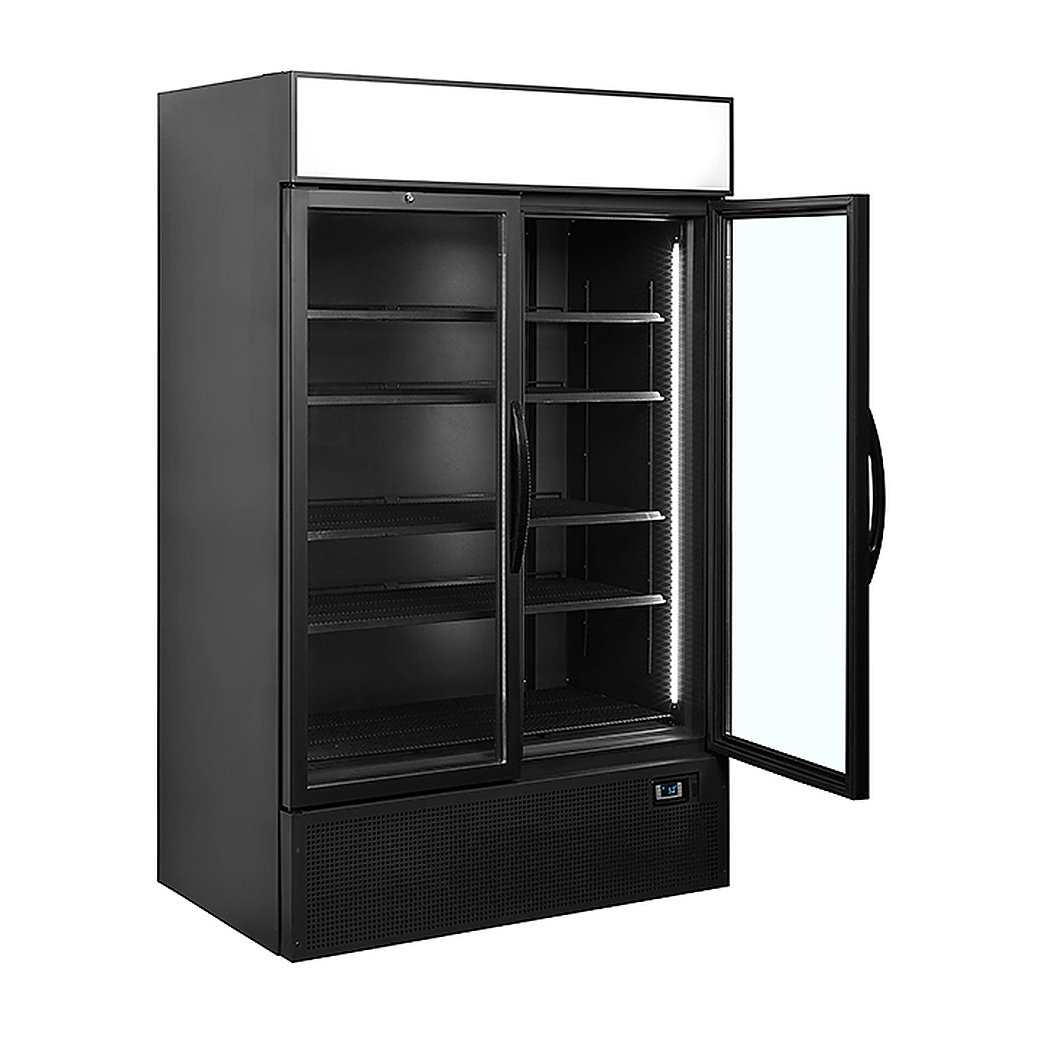 Шкаф холодильный TEFCOLD FSC1200H черный, фото 2