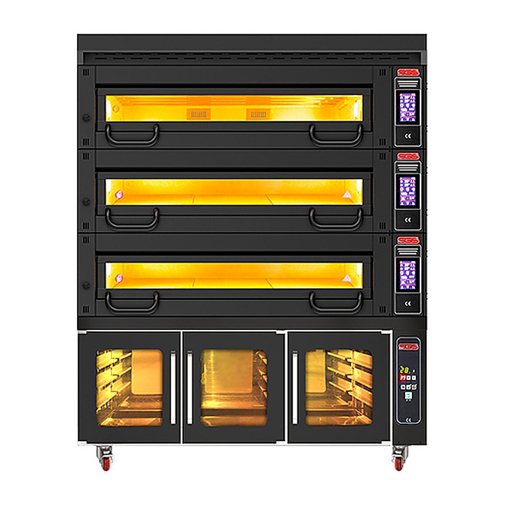 Печь подовая SGS MT/1200/2 с расстоечным шкафом
