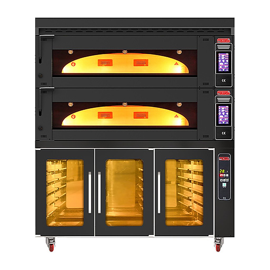 Печь подовая SGS MD/1400/2 с расстоечным шкафом