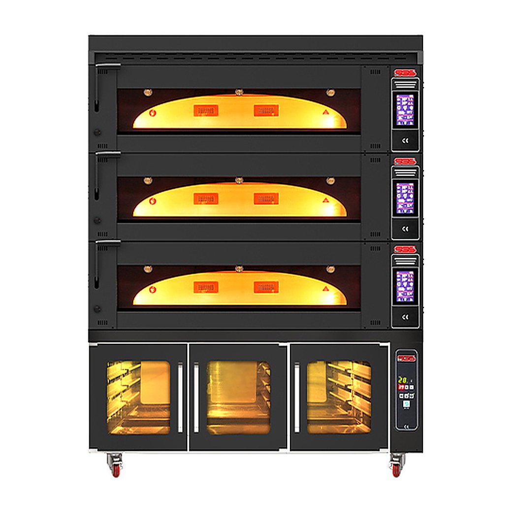 Печь подовая SGS MT/1400/2 с расстоечным шкафом