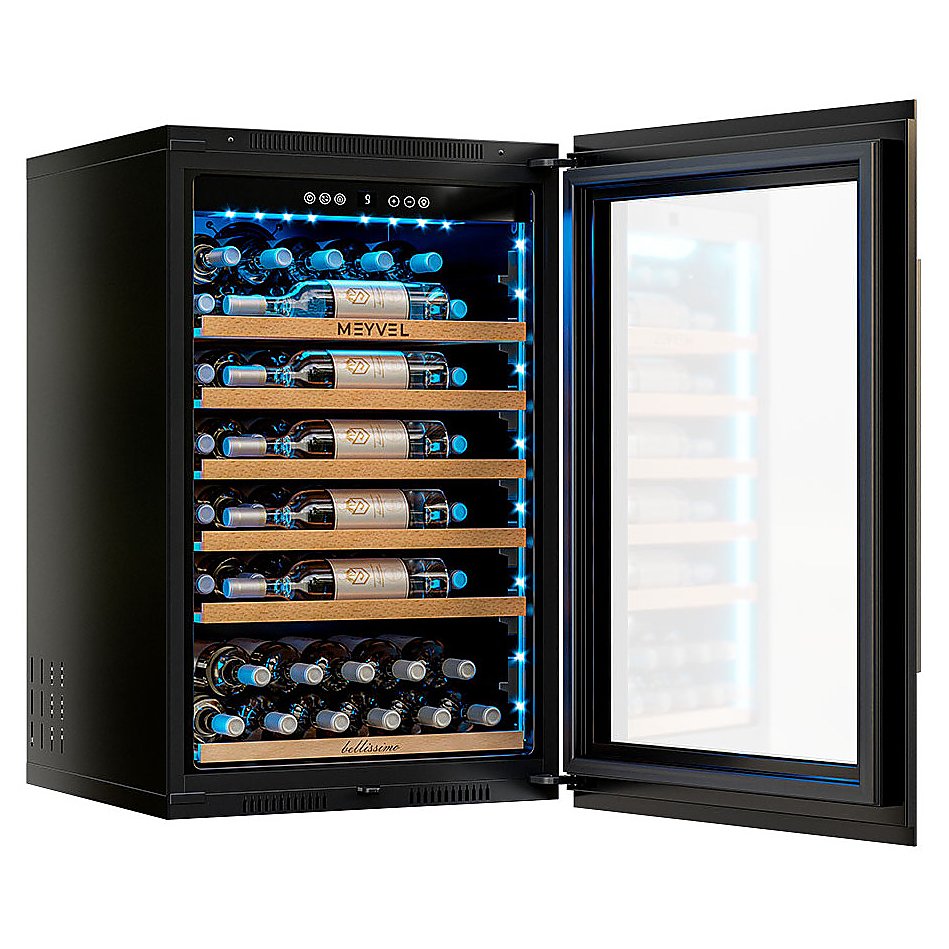 Винный шкаф MEYVEL MV52PRO-KBB1 129 л 592х572х882 мм сталь, черный, фото 2