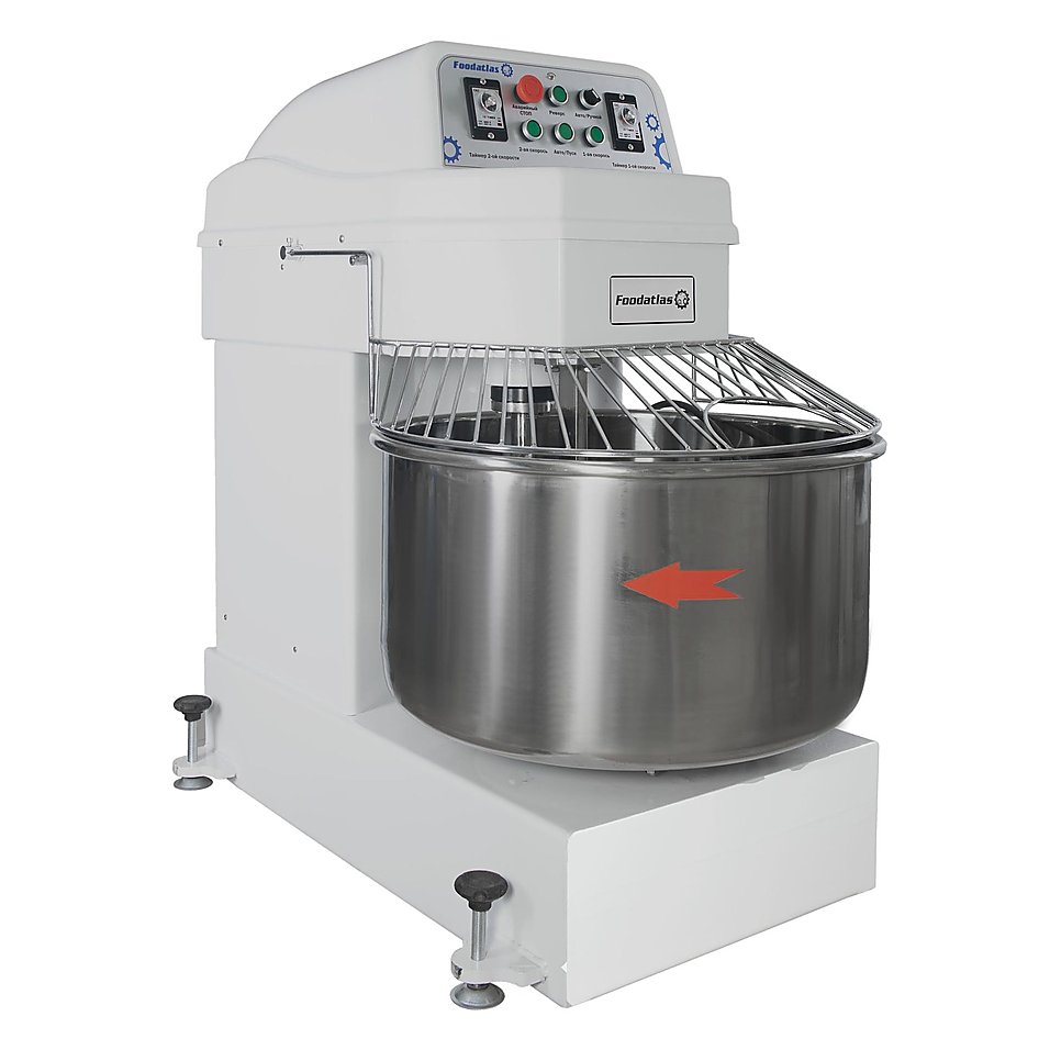 Тестомес спиральный Foodatlas HS-100A (AR) Pro, фото 2