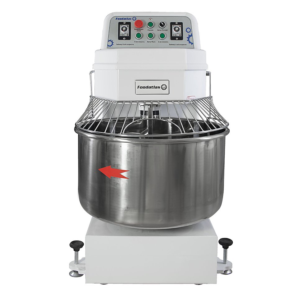 Тестомес спиральный Foodatlas HS-100A (AR) Pro, фото 1