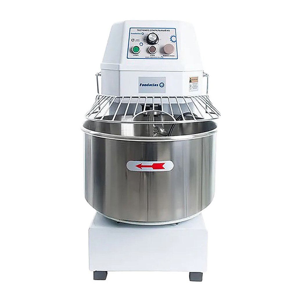 Тестомес спиральный Foodatlas HS-20A Eco графитовый
