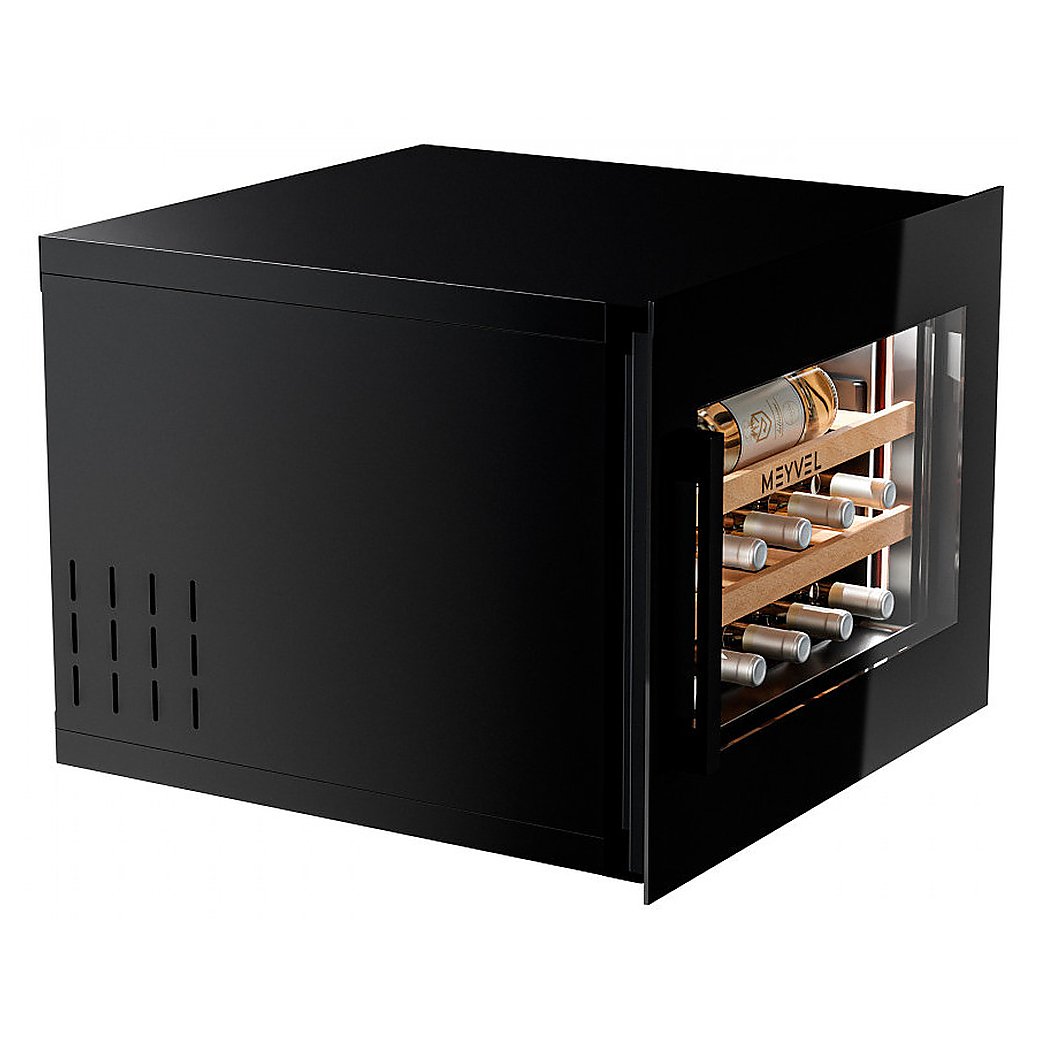 Винный шкаф MEYVEL MV19PRO-KBB1 49 л 592х572х455 мм сталь, черный, фото 2