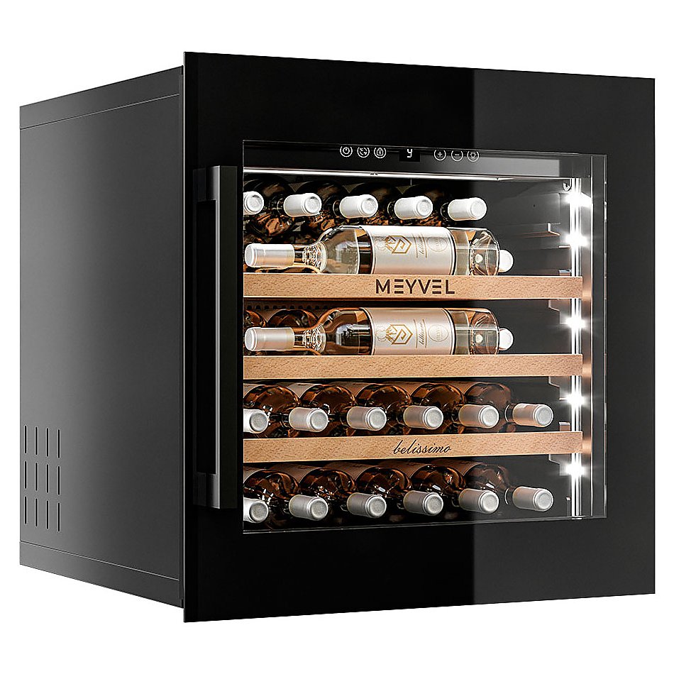 Винный шкаф MEYVEL MV31PRO-KBB1 69 л 592х572х596 мм сталь, черный, фото 2
