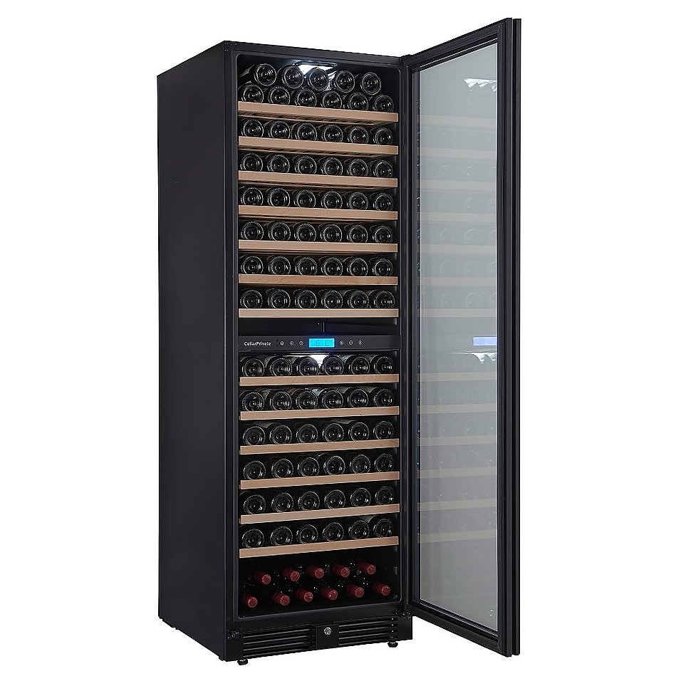 Винный шкаф Cellar Private СP165-2TBH черная дверь со скрытой рукояткой, фото 2