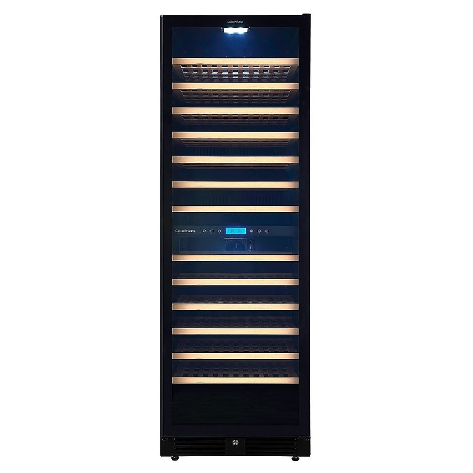 Винный шкаф Cellar Private СP165-2TBH черная дверь со скрытой рукояткой, фото 3