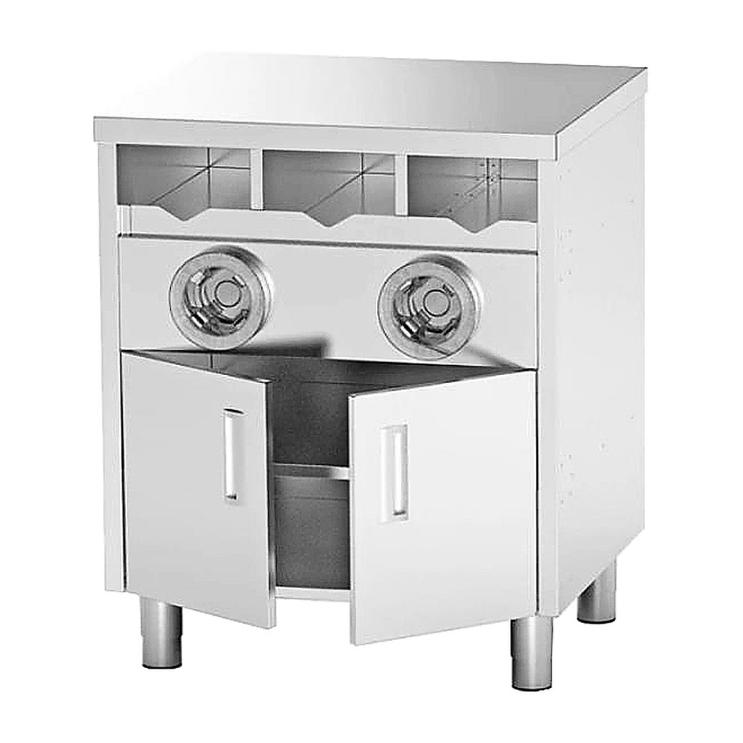Стол-тумба Restoinox СПЗР2ДН-8/6-Б