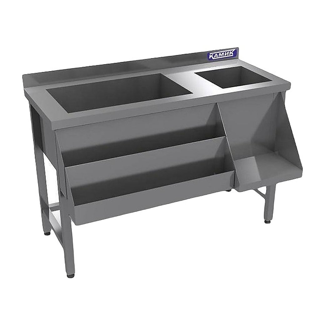 Барная станция КАМИК 1260х500(690)х850 мм