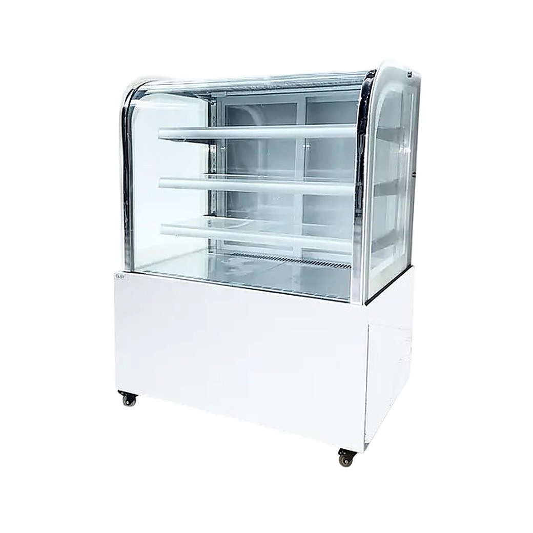 Витрина кондитерская CLSY Radius 90, 300 л белый