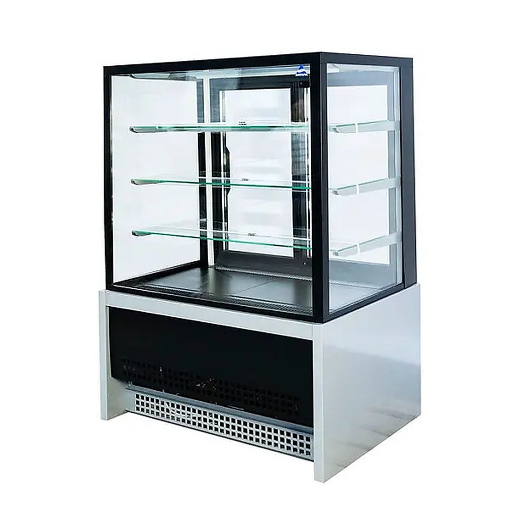 Витрина кондитерская CLSY LUXE Showcase 0,9 895х650х1300 мм техно (черно-серый)