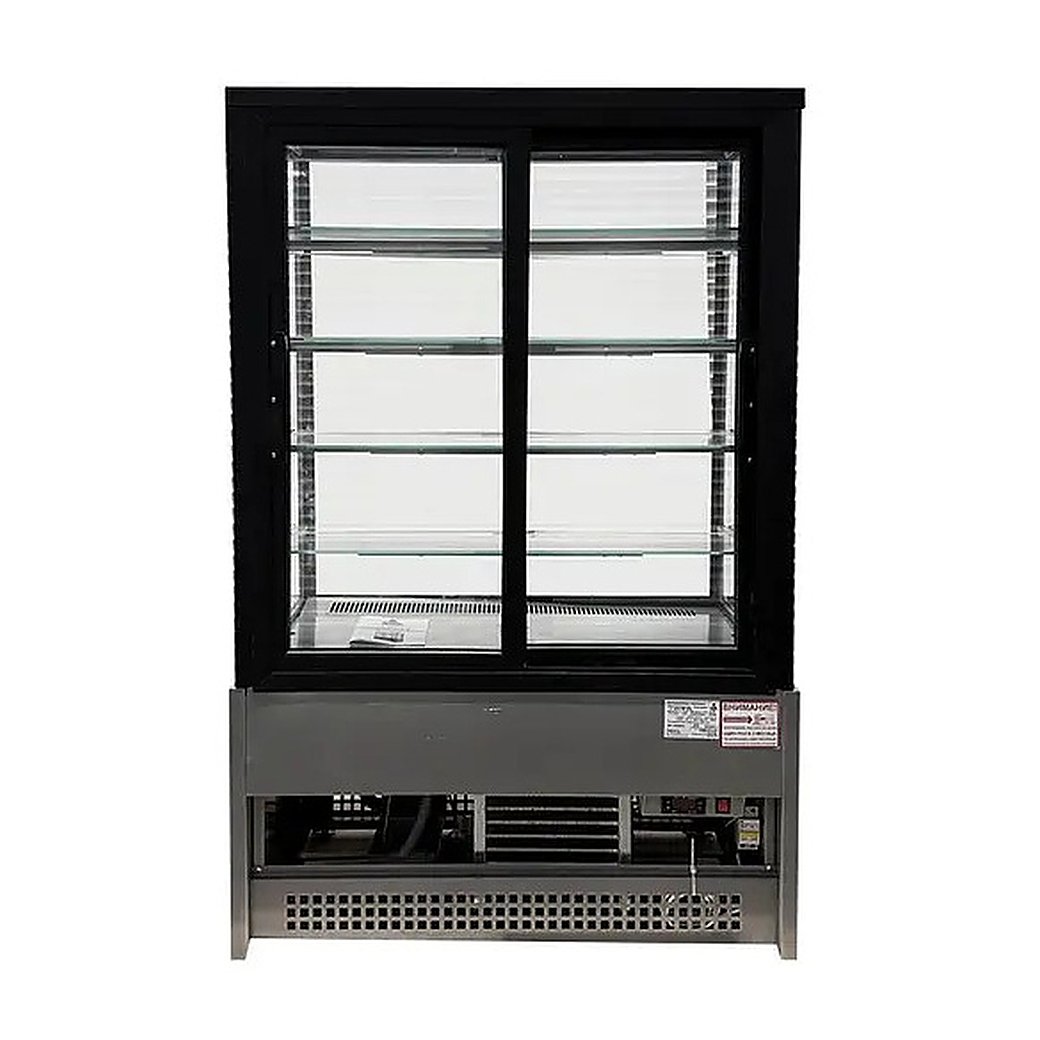 Витрина кондитерская CLSY LUXE Showcase 1,0 XL 995х650х1500 мм техно (черно-серый), фото 3