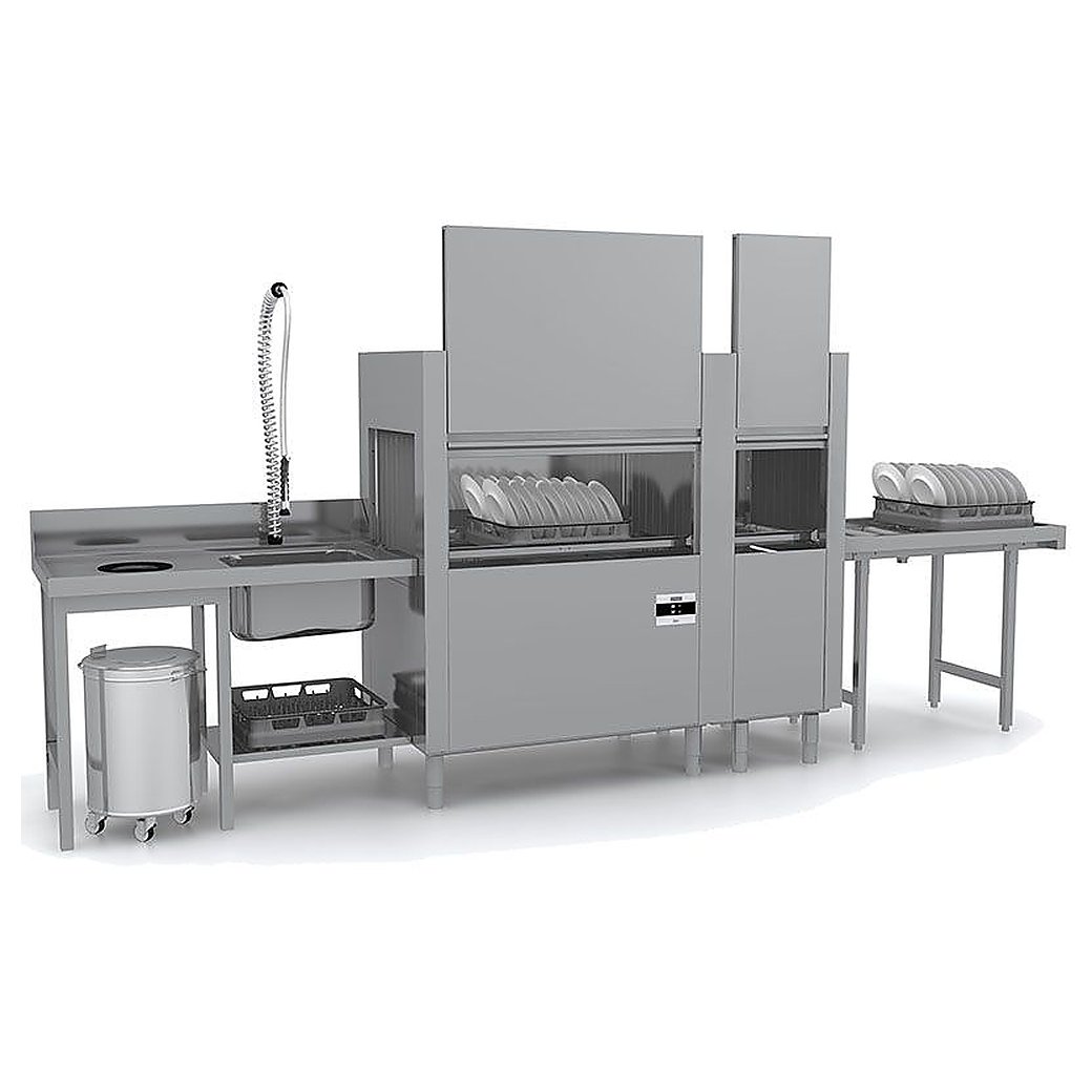 Машина посудомоечная конвейерная Apach Chef Line LTPT200 WMR MAYSSW2 AI, фото 2