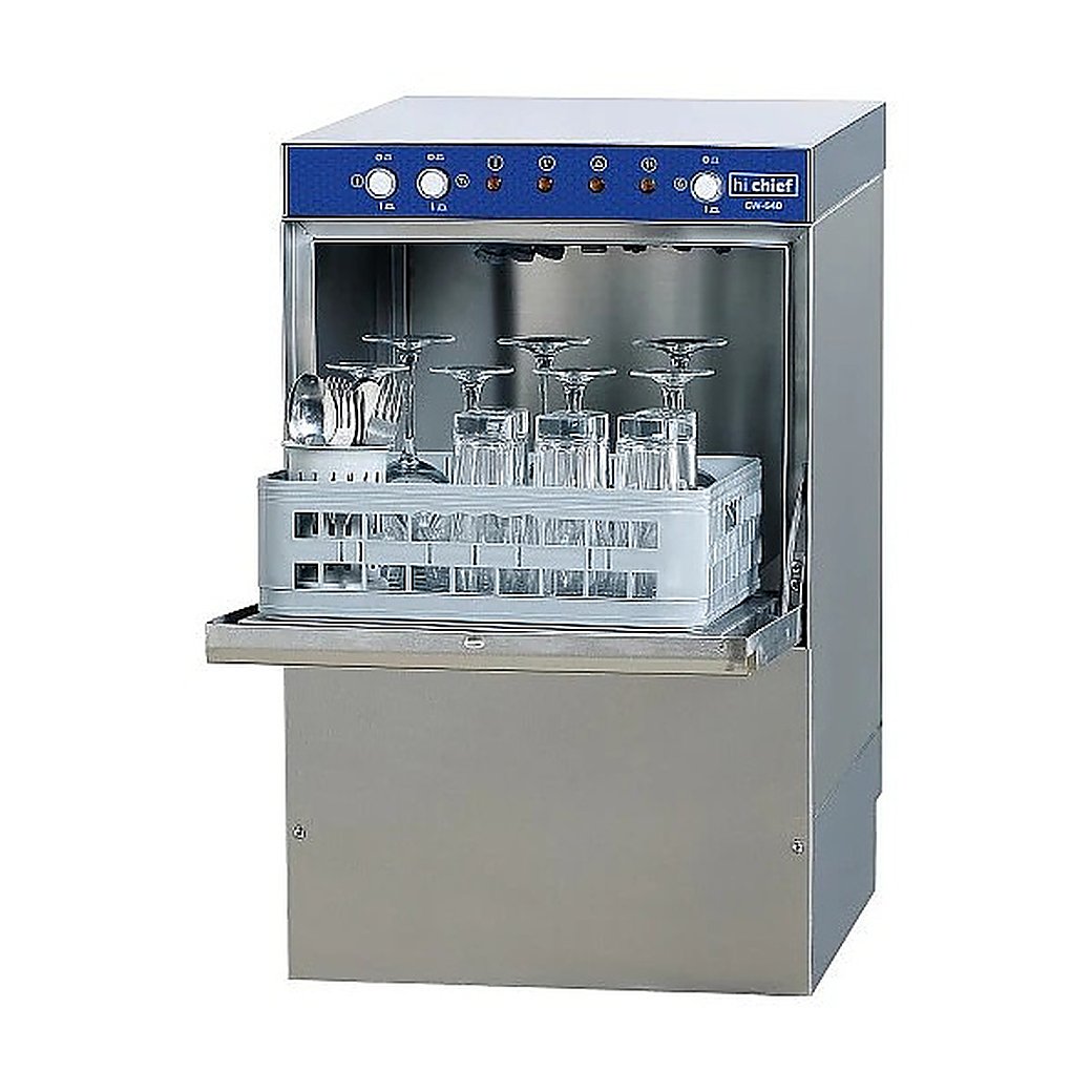 Стаканомоечная машина Hi Chief Chief GW-640+DR+RA ECO с дозатором моющего и ополаскивающего средства