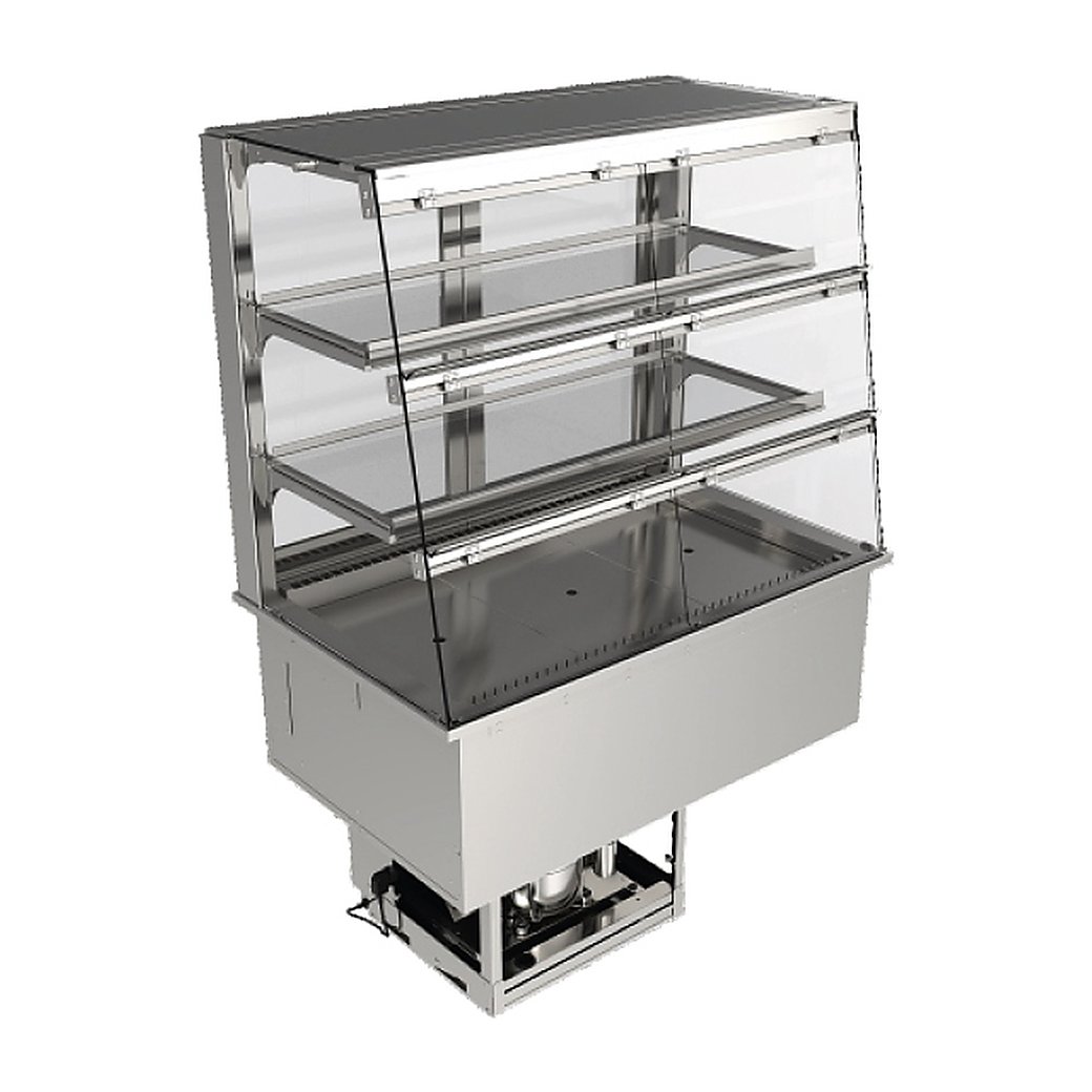 Витрина холодильная BSV-inox VRS 3G/9