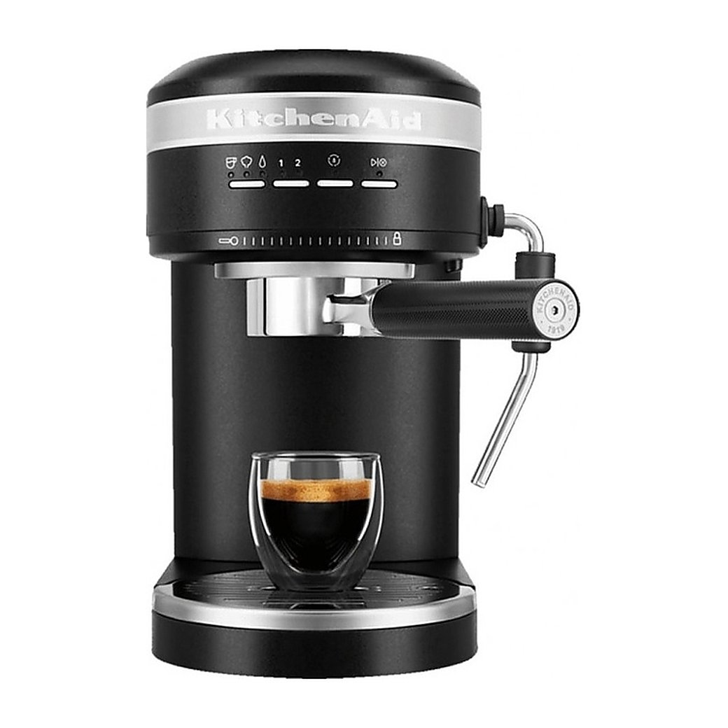Кофеварка рожковая KitchenAid Artisan 5KES6503EBK чугун, фото 3