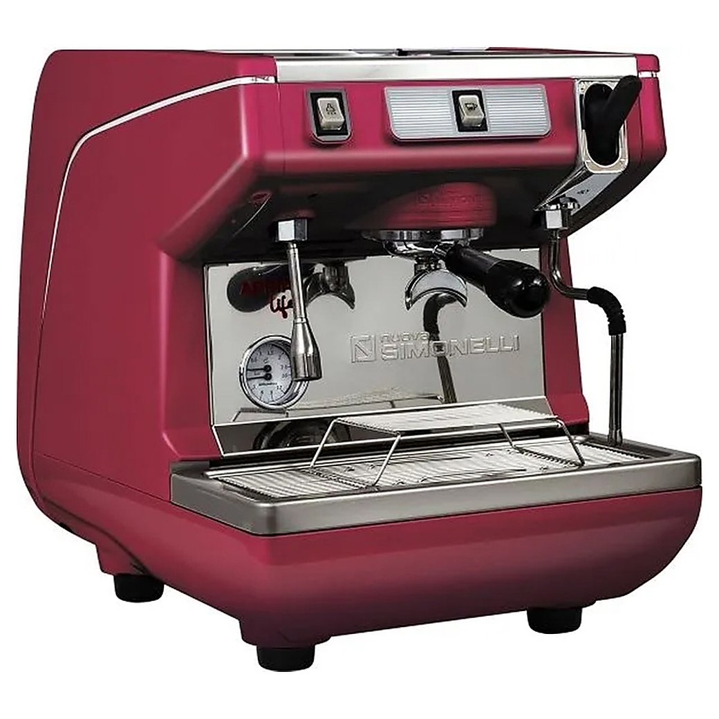 Кофемашина Nuova Simonelli Appia Life 1Gr S красная, высокая группа, полуавтомат