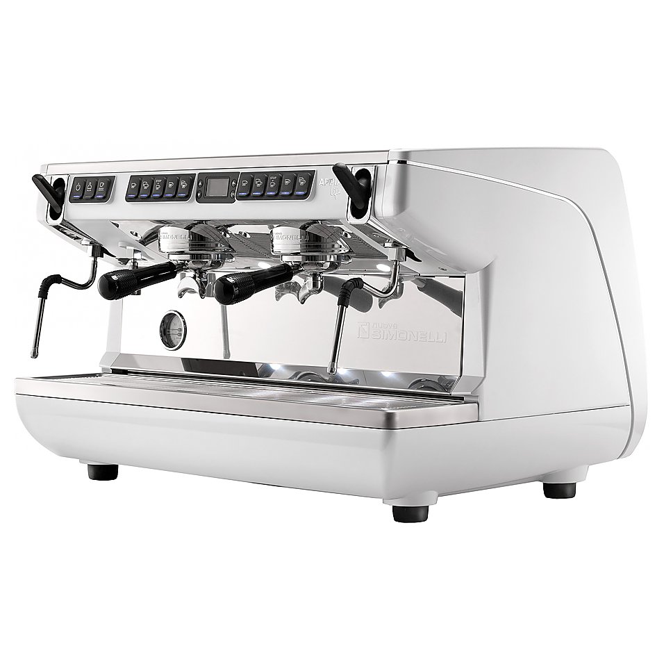 Кофемашина автоматическая Nuova Simonelli Appia Life 2gr Timer 220V white+high groups+economizer