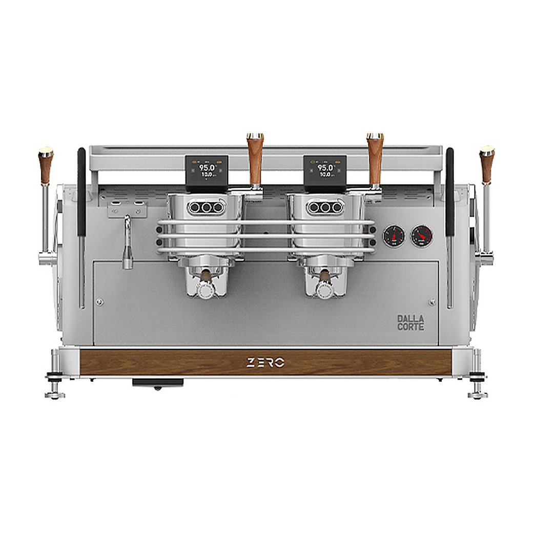 Кофемашина Dalla Corte 1 MC ZERO 2 WW 400 белый, грецкий орех