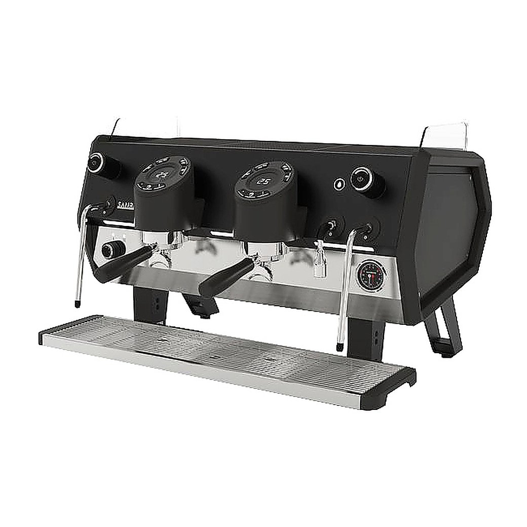 Кофемашина Sanremo D8 2GR подсветка групп, Cold Touch, AutoSteamer, черная