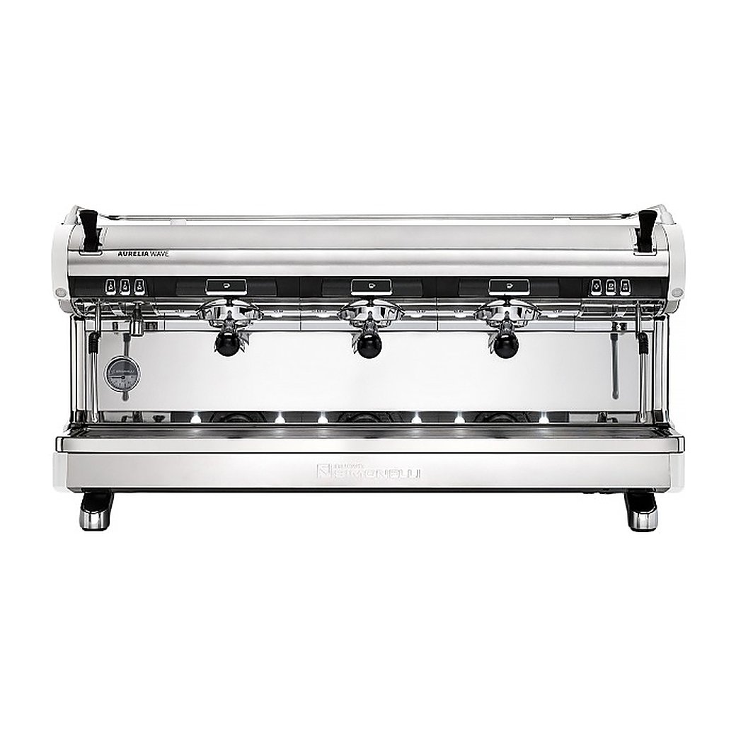 Кофемашина полуавтоматическая Nuova Simonelli Aurelia Wave 3Gr S 220V pearl white+high groups+LED