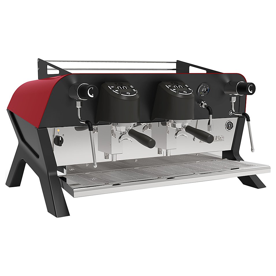 Кофемашина Sanremo F18 SB 2 высокие гр. черно-красная