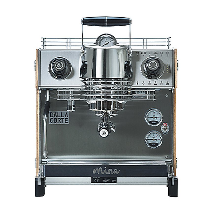 Кофемашина леверная Dalla Corte 1 MC MINA 1 WV 230 деревянный шпон