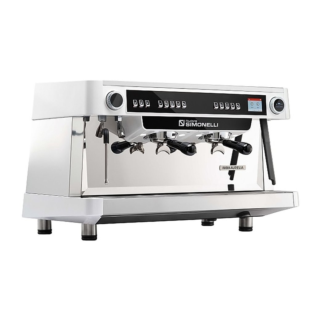 Кофемашина автоматическая Nuova Simonelli Nuova Aurelia MP 2Gr 220V white+high groups+Autopurge+E-milk technology, фото 2