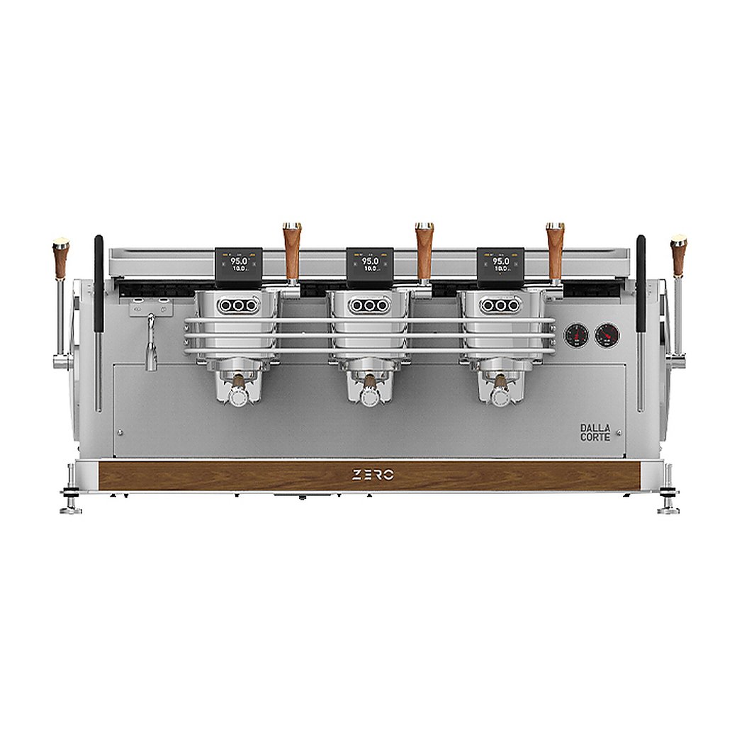 Кофемашина Dalla Corte 1 MC ZEROCL 3 WW 400 белый, грецкий орех