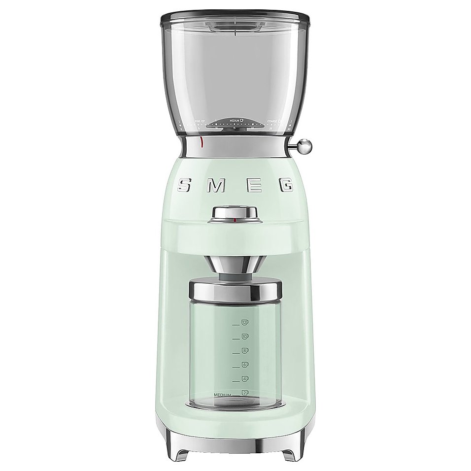 Кофемолка SMEG CGF11PGEU пастельная зеленая