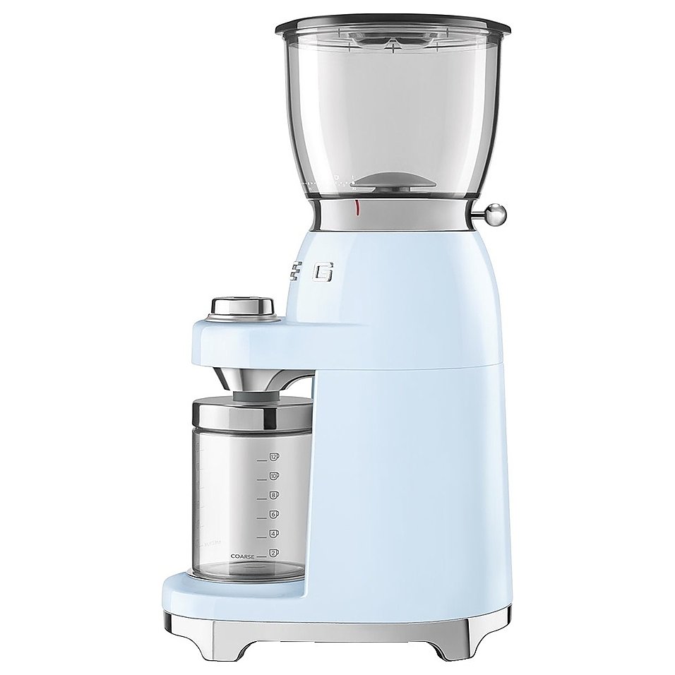 Кофемолка SMEG CGF11PBEU пастельная голубая, фото 2